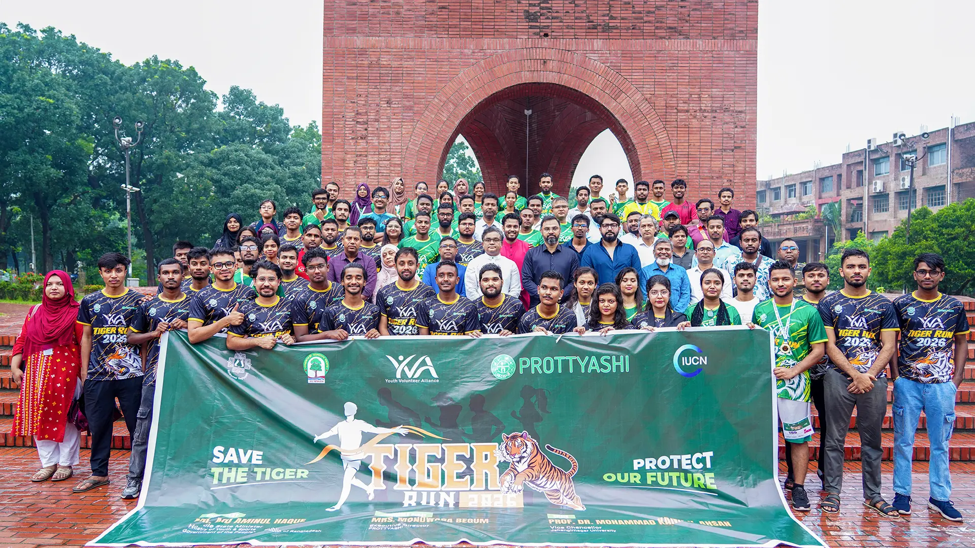 PROTTYASHI’s Youth Volunteer Alliance Organizes Tiger Run 2026 to Promote Tiger and Biodiversity Conservation.